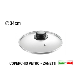 ZANETTI COPERCHIO VETRO CM.34 C/CRAVATTA